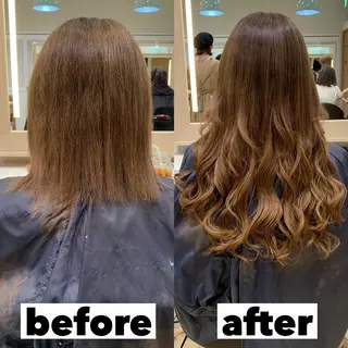 ロング カラー ヘアアレンジ ネイル マツエク・マツパ TATSUYA アートディレクターのヘアスタイル