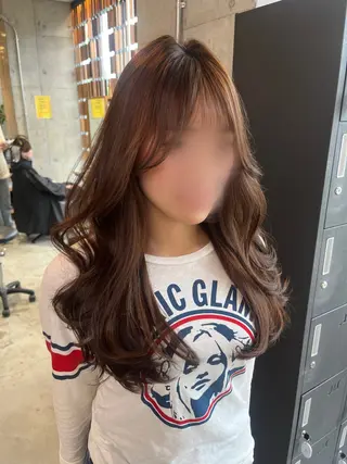 ロング カラー haruka ♡レイヤー/透明感のヘアスタイル