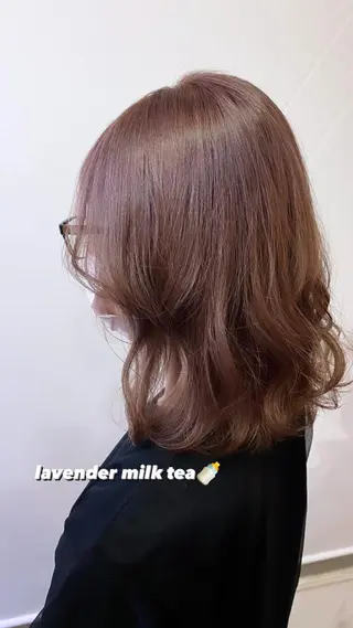 ミディアム カラー KAREN🕊️ 大宮美容室のヘアスタイル