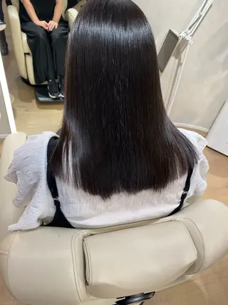 セミロング 髪質改善ストレート ✂️前田龍之介のヘアスタイル