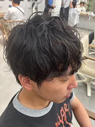 ショート パーマ メンズ むらたみずき /大宮ボブ、ショートのヘアスタイル