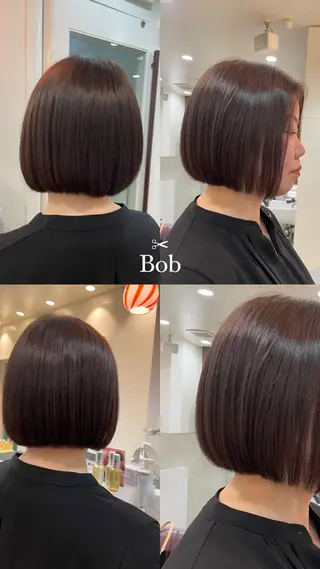 ミディアム Poche 丸山 愛万音のヘアスタイル