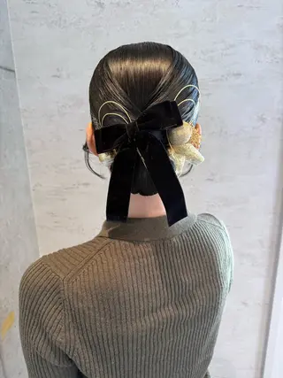 ヘアアレンジ はやしほのか| ヘアセット×カラーのヘアスタイル