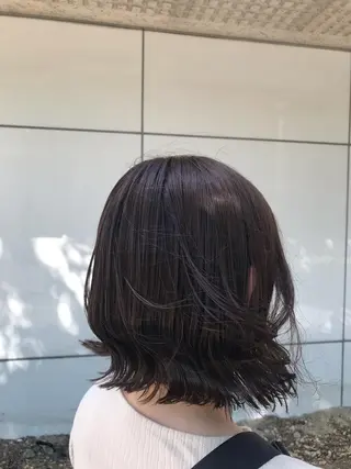 ミディアム カラー 🎀きつない みゆ🎀のヘアスタイル