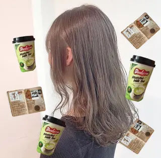 ミディアム カラー パーマ ヘアアレンジ メンズ キッズ 上品＆韓国風 🥀海心🥀のヘアスタイル