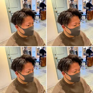 パーマ メンズ メンズパーマ特化 望月謙二郎のヘアスタイル