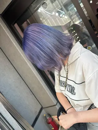 ミディアム カラー ブリーチ特化🌈 MANATOのヘアスタイル