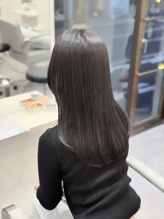 ロング Aya/縮毛矯正 /透明感カラーのヘアスタイル