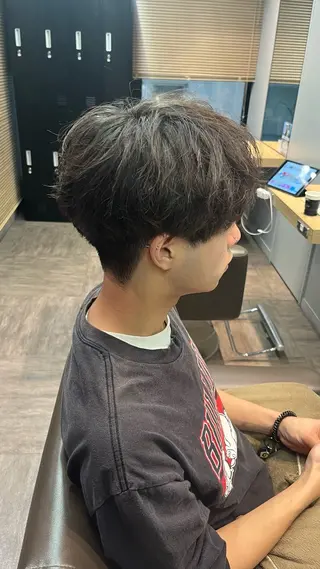 メンズ メンズカット パーマ飯野友喜のヘアスタイル