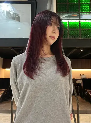 ロング カラー 🖤エクステ/ハイト ーン/KANNA🖤のヘアスタイル