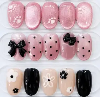 ネイル H3 Nail Tsuki🦋💙のネイルデザイン