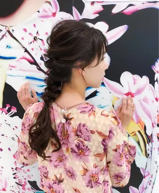 ヘアアレンジ 趙 英来のヘアスタイル