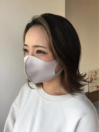 セミロング 🎨デザイン🥇 美髪・艶髪　日暮千敬のヘアスタイル