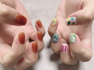 ネイル mano nella manoのネイルデザイン