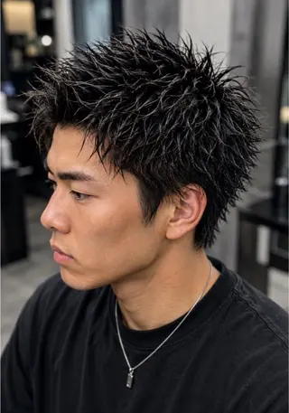 メンズ メンズパーマ 特化Enhanceのヘアスタイル