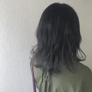 ミディアム kiyono ⭐︎ダブルカラーのヘアスタイル