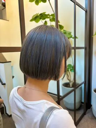 ミディアム カラー 優子/ 似合わせカットカラーのヘアスタイル
