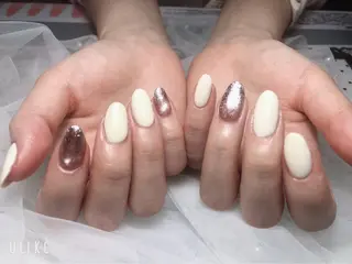 ネイル 🫧えび シンプルデザイン🫧のネイルデザイン