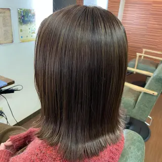 ミディアム カラー 💜推しインナー カラー/菊池柊真💜のヘアスタイル