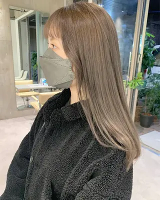 ロング カラー mina🪐立川駅/ 無料ショートカットのヘアスタイル