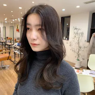 ロング 【韓国風くびれヘア】 joule小木曽輝のヘアスタイル