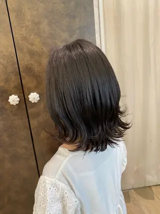 ミディアム ママ美容師 Tsuchiyaのヘアスタイル