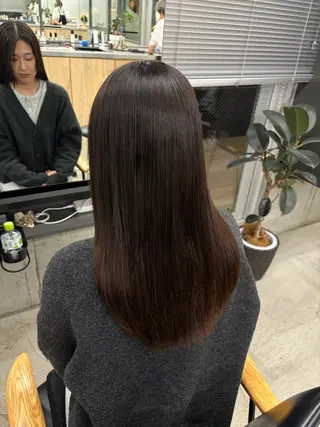 ロング 透明感カラー/似合わ せカット/大島実加永のヘアスタイル