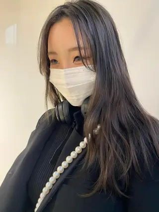 ロング サトウ ナナのヘアスタイル