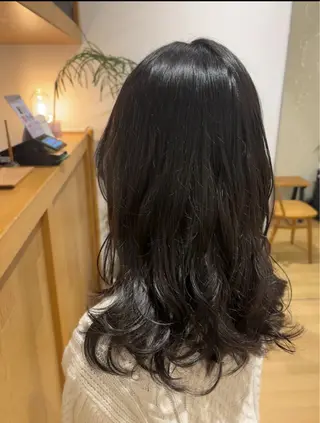 セミロング パーマ 🫧🦋美髪矯正/パ ーマ🦋🫧わかなのヘアスタイル