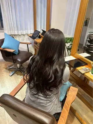 ロング カラー RINNO🌷透明感 カラー/髪質改善のヘアスタイル