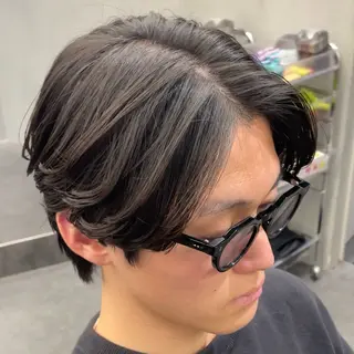 ミディアム パーマ ヘアアレンジ メンズ fifth 石川 凪のヘアスタイル