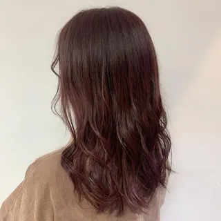 セミロング カラー BASSA ANNEX店のヘアスタイル