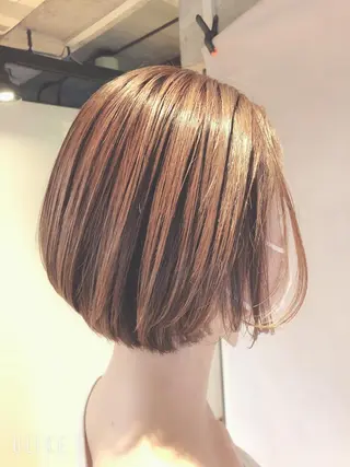 ショート カラー 髪質改善 🐶とっくんのヘアスタイル