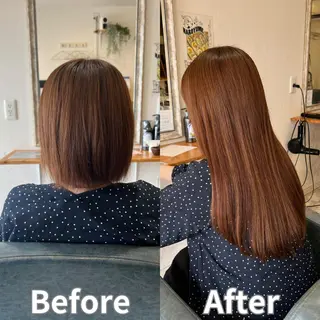 ロング 河野 七優のヘアスタイル