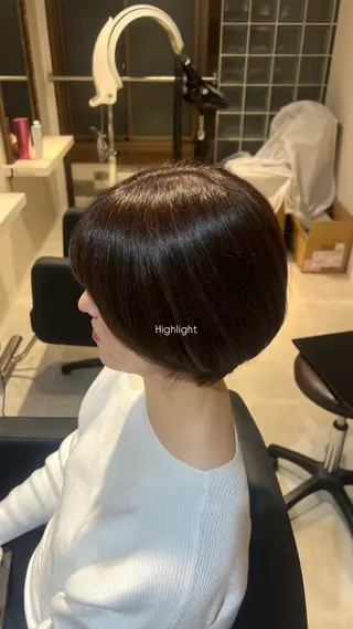 ショート beleef mel meiのヘアスタイル