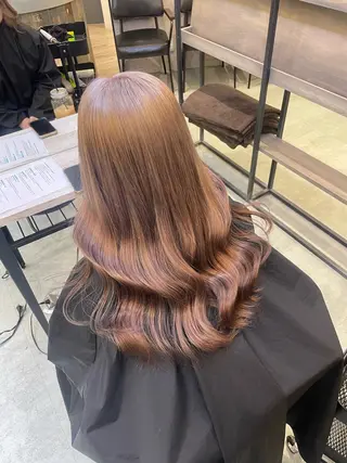 ロング ♡似合わせ ♡ハイトーン♡のヘアスタイル