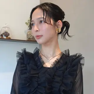 ミディアム ヘアアレンジ ニュアンスヘア🪡 nenekaのヘアスタイル