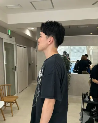ショート メンズ 透明感カラー/ 石山浩二のヘアスタイル