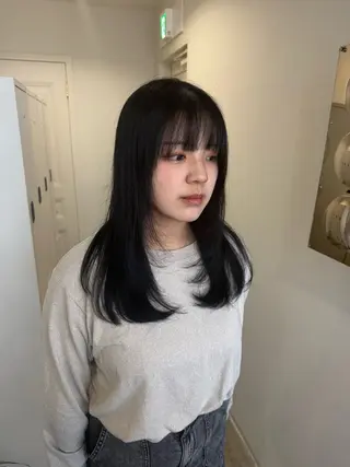セミロング カラー 🌻Kaho/透明感 カラー/髪質改善🌻のヘアスタイル