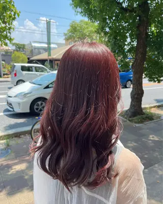 セミロング カラー RuLaN AMIのヘアスタイル