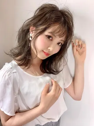 ミディアム TAKAHASHI LEAPSのヘアスタイル