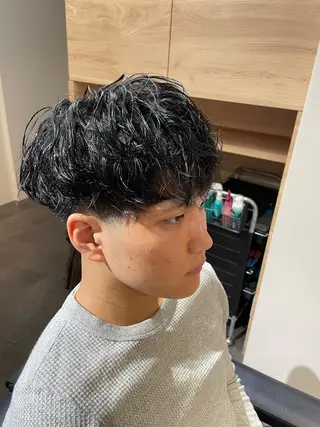 ミディアム 下山 けいんのヘアスタイル