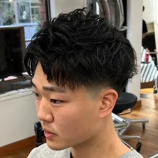 ショート メンズ メンズカット✂️ スキンフェード伊藤陸のヘアスタイル