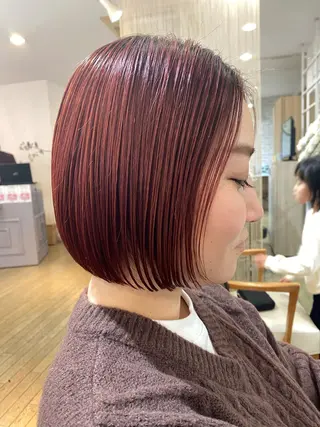 ショート カラー 奥秋 理紗 sai xのヘアスタイル