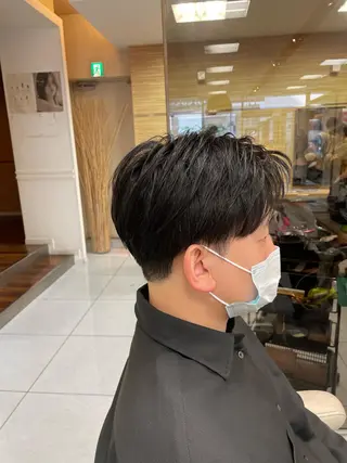 ミディアム ヘアアレンジ メンズ 🔮メンズ縮毛矯正 メンズパーマ💎竹永のヘアスタイル