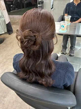 ヘアアレンジ 速水 ゆきののヘアスタイル