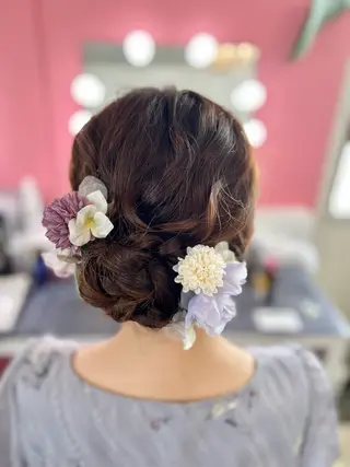 ロング 北本 美幸のヘアスタイル