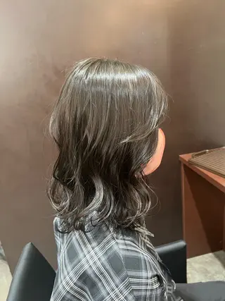 ミディアム ハイライト/艶カラー /レイヤー🌼阿部のヘアスタイル