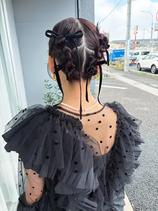 ヘアアレンジ eim AYUKAのヘアスタイル