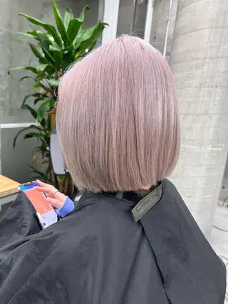 ショート カラー 艶髪✨ブリーチ職人 yasuのヘアスタイル